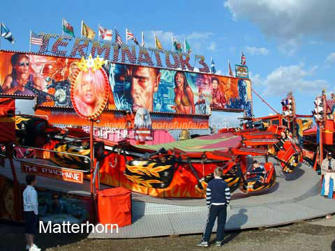 The Terminator Matterhorn at Leeds Valentines Fair